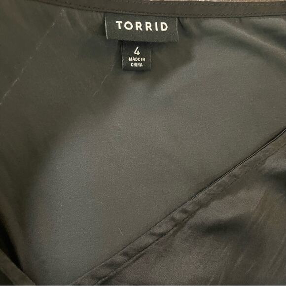 Torrid peplum smocked waist top sz 4‎ 4X - Picture 7 of 9